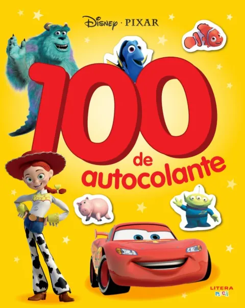 Coperta cărții Disney Pixar. 100 de autocolante