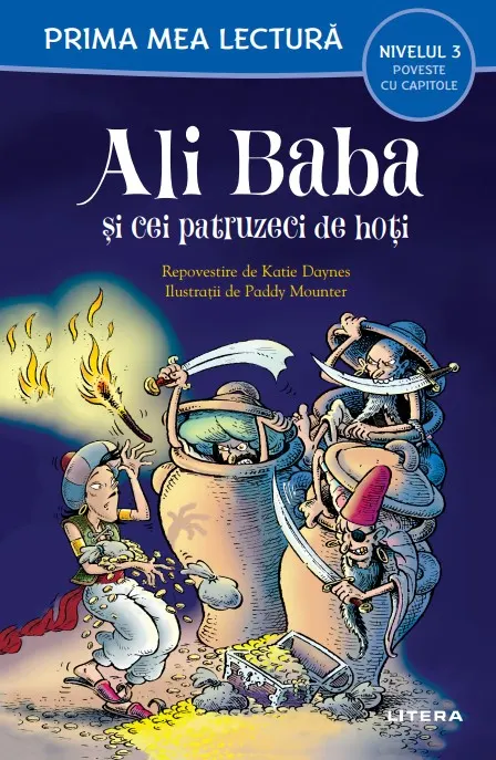 Coperta cărții Ali Baba si cei patruzeci de hoti (Nivelul 3 Poveste cu capitole)