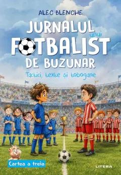 Coperta cărții Jurnalul unui fotbalist de buzunar. Tactici, texte si tobogane. Cartea a treia