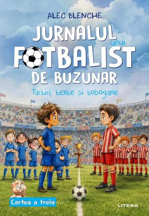 Coperta cărții Jurnalul unui fotbalist de buzunar. Tactici, texte si tobogane. Cartea a treia