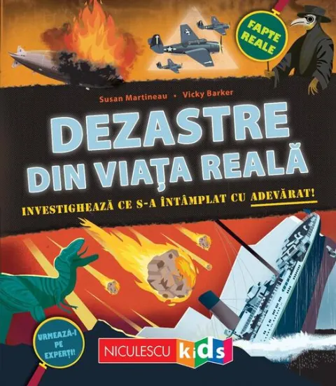 Coperta cărții Dezastre din viața reală. Investighează ce s-a întâmplat cu adevărat