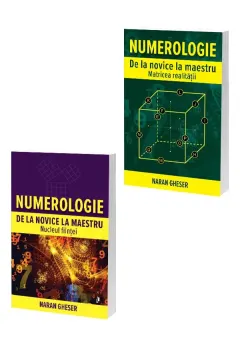 Coperta cărții Pachet Numerologie de la novice la maestru. Set 2 carti