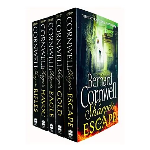 Coperta cărții The sharpe series 6 to 10 books collection set, Bernard Cornwell