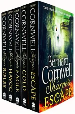 Coperta cărții The sharpe series 6 to 10 books collection set, Bernard Cornwell