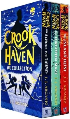 Coperta cărții Crookhaven the Collection 3 Books Set By J J Arcanjo(The Island Heist, The School for Thieves & The Forgotten Maze)
