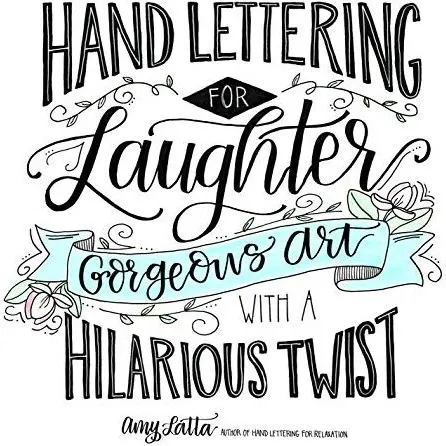 Coperta cărții Hand Lettering for Laughter