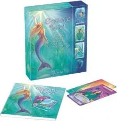 Coperta cărții Oceanic Tarot: Includes a full desk of specially commissioned tarot cards and a 64-page illustrated book