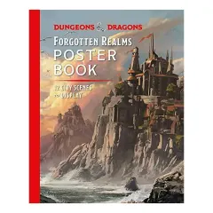 Coperta cărții Dungeons and Dragons Forgotten Realms Poster Book, Dungeons & Dragons