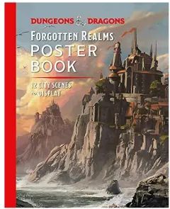 Coperta cărții Dungeons and Dragons Forgotten Realms Poster Book, Dungeons & Dragons