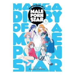 Coperta cărții Manga Diary of a Male Porn Star Vol. 1, Erefante Kaeruno