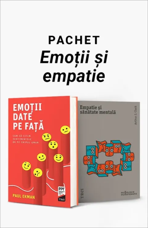 Coperta cărții Pachet Emoții și empatie. Emoții date pe față/Empatie și sănătate mentală - Paul Ekman