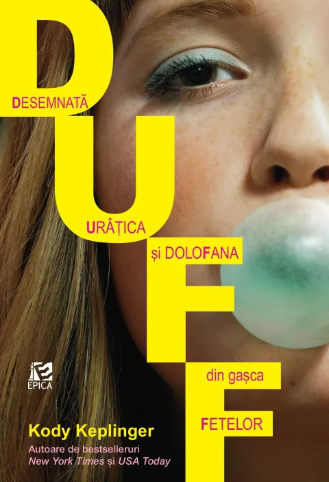 Coperta cărții DUFF - desemnata uratica și dolofana din gașca fetelor