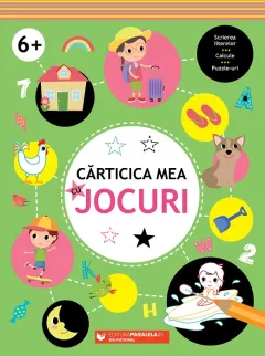 Coperta cărții Cărticica mea cu jocuri (6 ani+)