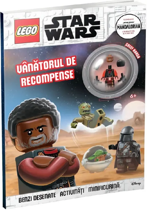 Coperta cărții Lego Star Wars: Vanatorul de recompense. Carte cu activitati + Minifigurina