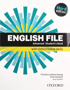 Coperta cărții English File 3E Advanced Student's Book with Oxford Online Skills