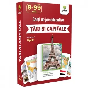 Coperta cărții Carti de joc educative - Tari si capitale