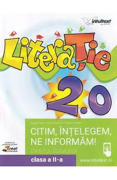 Coperta cărții LiteraTie. Citim, intelegem, ne informam - Clasa 2 - Caietul elevului - Bogdan Ratiu, Diana Moldovan, Daniela Usurelu