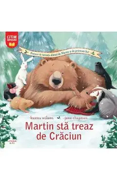 Coperta cărții Martin sta treaz de Craciun