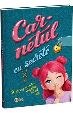 Coperta cărții Carnetul cu secrete (cu lacat)