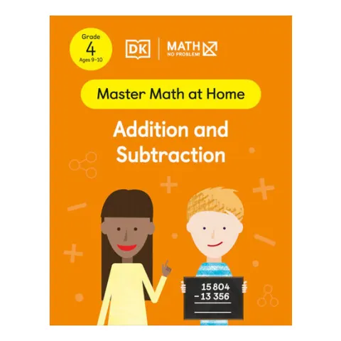 Coperta cărții Math - No Problem! Addition and Subtraction, Grade 4 Ages 9-10