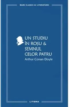 Coperta cărții Un studiu in rosu. Semnul celor patru