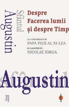 Coperta cărții Despre facerea lumii si despre timp