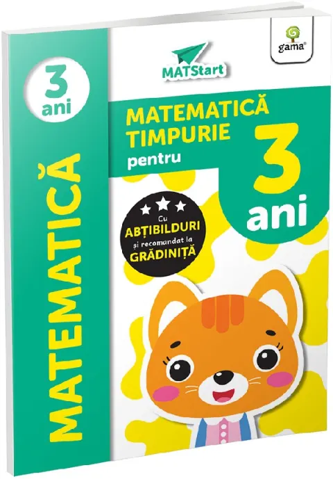 Coperta cărții Matematica timpurie pentru 3 ani. Matstart