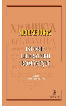 Coperta cărții Istoria literaturii romanesti Vol.2