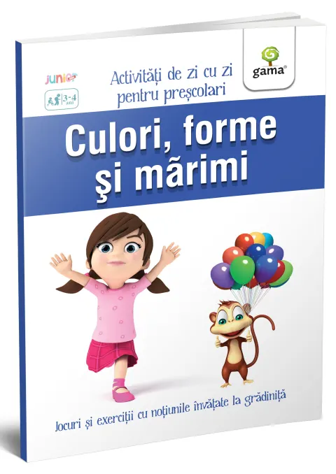 Coperta cărții Culori, forme si marimi |