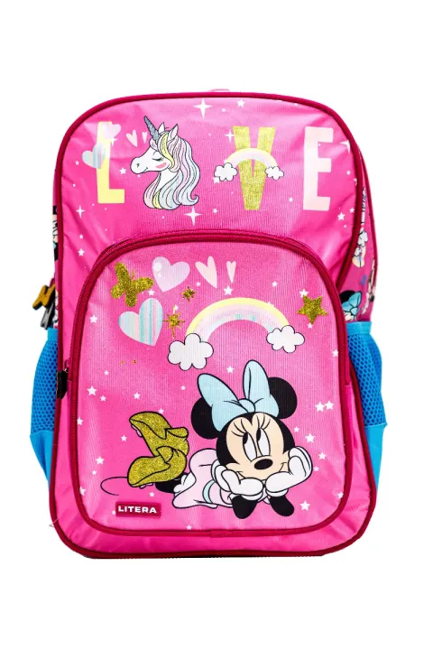Coperta cărții Rucsac primar 1 compartiment si buzunar 38x27x12 cm Minnie