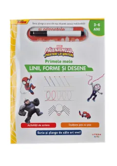 Coperta cărții Marvel. Paienjenelul si prietenii lui uimitori. Primele mele linii, forme si desene