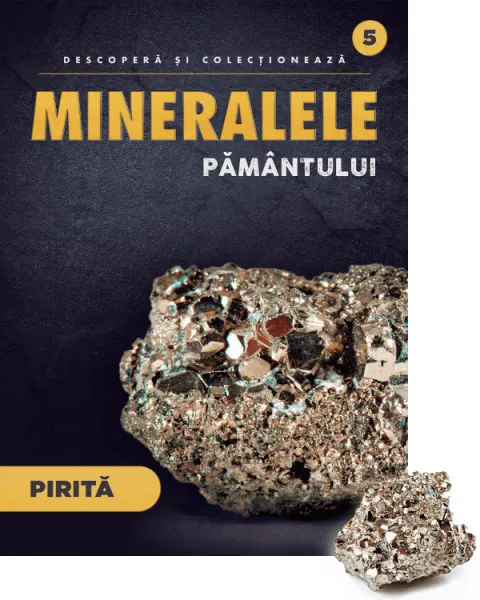 Coperta cărții Pirita. Volumul 5. Mineralele Pamantului