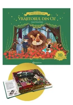 Coperta cărții Vrăjitorul din Oz - Ediție interactivă Pop-up