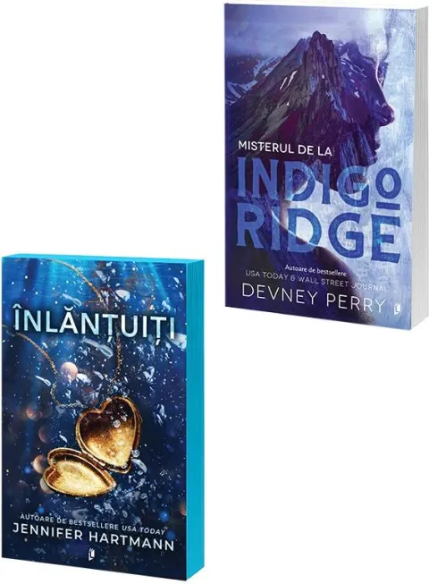 Coperta cărții Pachet Misterul de la Indigo Ridge + Inlantuiti. Set 2 carti
