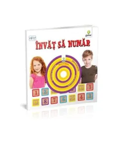 Coperta cărții Invat sa numar (contine CD cu jocuri)