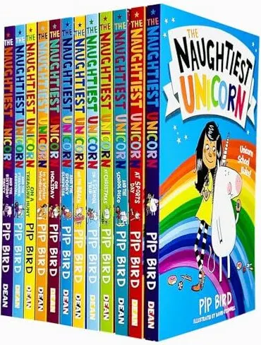 Coperta cărții The Naughtiest Unicorn Series 12 Books Collection Set