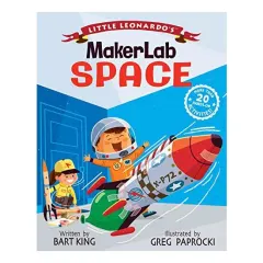 Coperta cărții Little Leonardo's MakerLab - Space