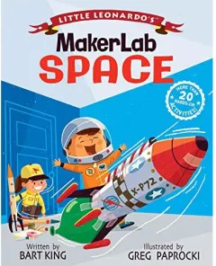 Coperta cărții Little Leonardo's MakerLab - Space