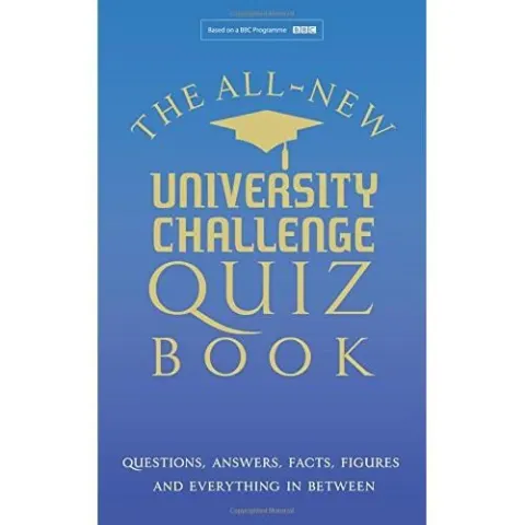 Coperta cărții All new university challenge quiz