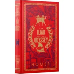 Coperta cărții Homer: The Iliad And The Odyssey (deluxe Leatherbound)