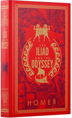 Coperta cărții Homer: The Iliad And The Odyssey (deluxe Leatherbound)