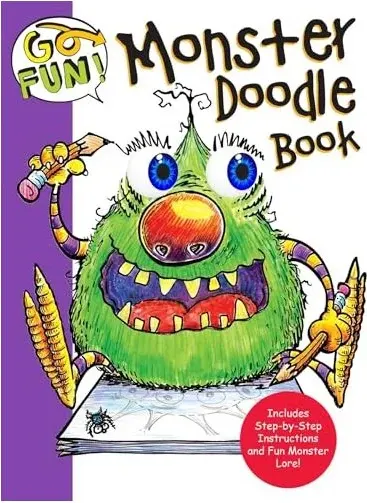 Coperta cărții Go Fun! Monster Doodle Book