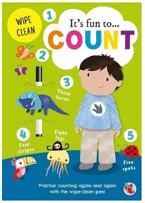 Coperta cărții Buy Wipe & Clean : Its Fun To Count book