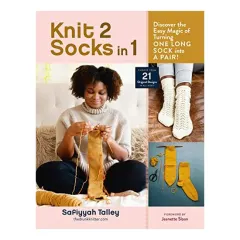 Coperta cărții Knit 2 Socks In 1, Safiyyah Talley, Jeanette Sloan
