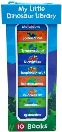 Coperta cărții My Little Dinosaur Library - Kids Books Boxed Collection