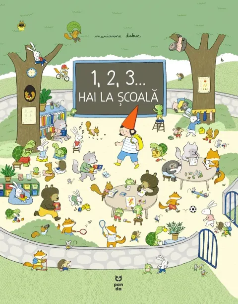 Coperta cărții 1, 2, 3... hai la școală! - Marianne Dubuc