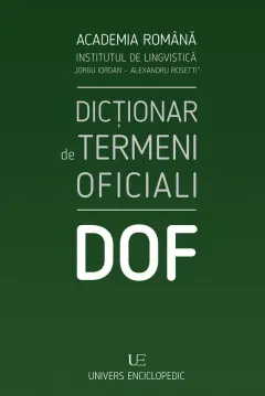Coperta cărții DOF - Dictionar de termeni oficiali
