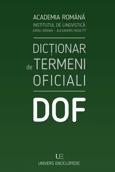 Coperta cărții DOF - Dictionar de termeni oficiali