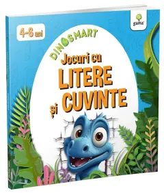 Coperta cărții Dinosmart. Jocuri cu litere si cuvinte