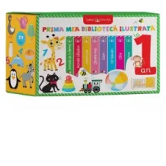 Coperta cărții Cutie. Bebe invata. Prima mea biblioteca ilustrata la 1 an (8 carticele)